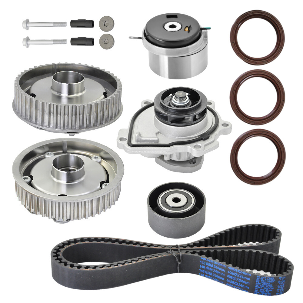 Timing Belt Kit+VVT Water Pump+Camshaft Gears for Chevy Aveo Sonic Cruze 1.6 1.8