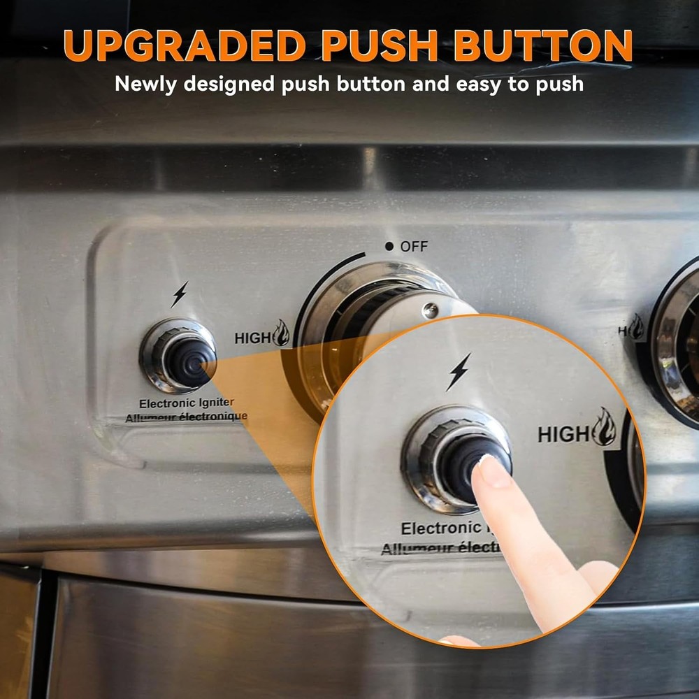 Grill Push Button Igniter Replacement for Brinkmann Grillmaster Grillware Others