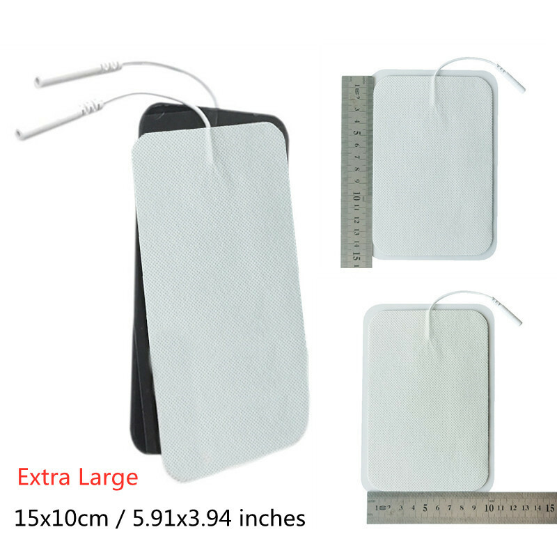 Replacement Electrotherapy Self Adhesive Large Reusable Patches Electrode Pads