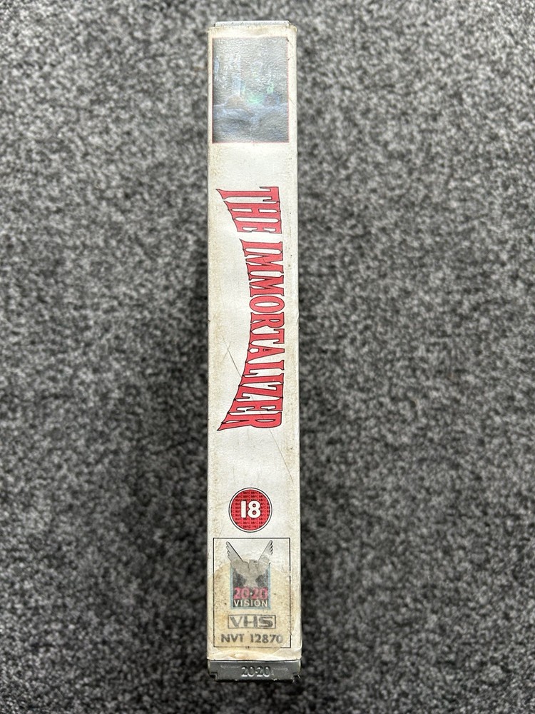 The Immortalizer Vhs Ex Rental Big Box Horror