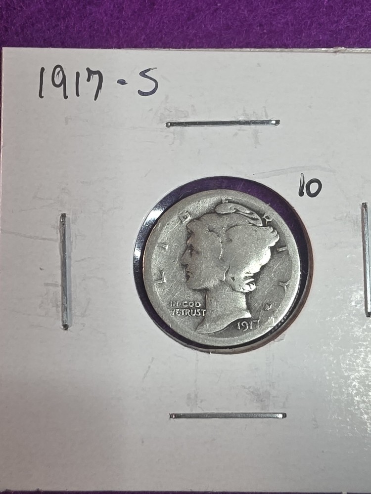 1917S Mercury Dime