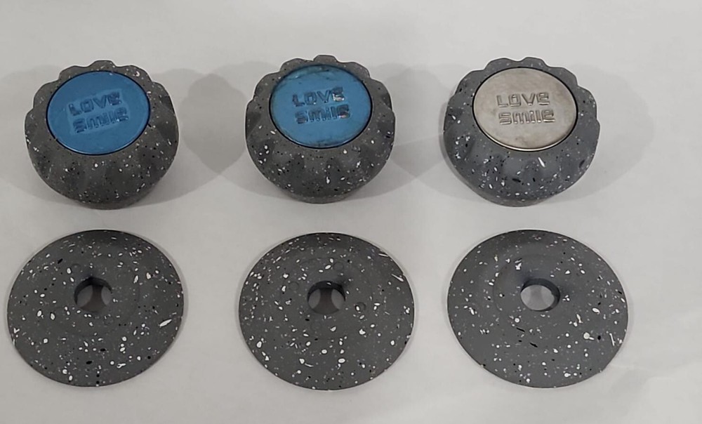 Love smile Granite Coating  SET OF 3 REPLACEMENT LID KNOBS