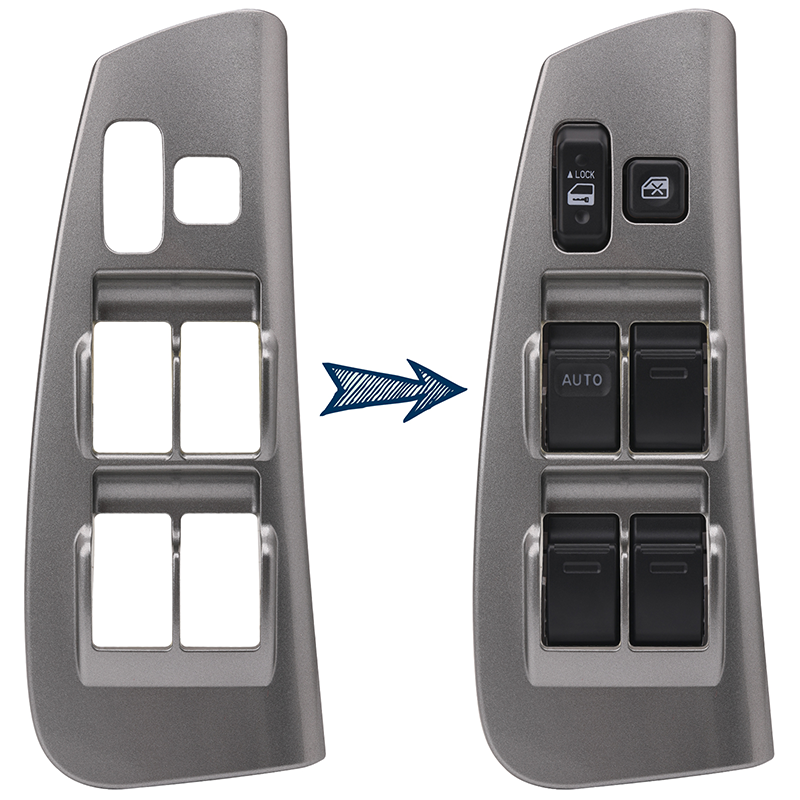 Window Switch Bezel Control Panel for 03-08 Toyota Matrix Pontiac Vibe 88970397
