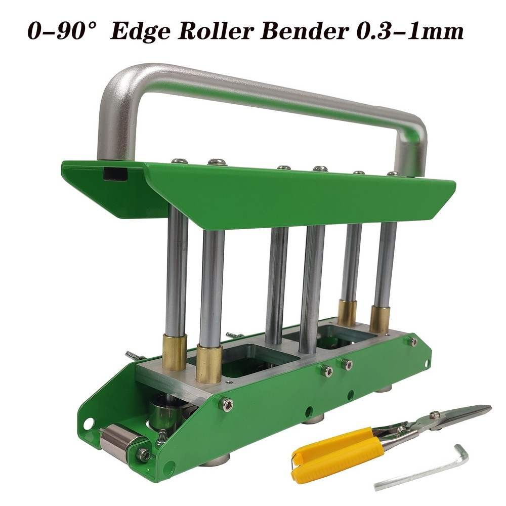 Edge Roller Bender 0-90°Sheet Metal Bead Roller Bender Crimping Roller tool US