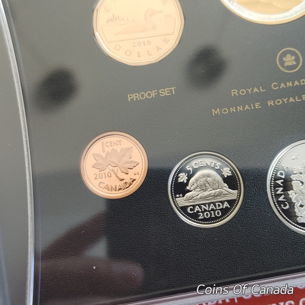 2010 Canada 8 Coin Proof Set - With Special Edition Silver Dollar #coinsofcanada