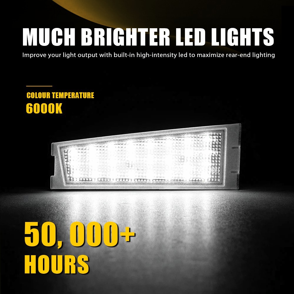 White LED License Plate Light Lamp For Cadillac CTS Sedan 2008 2009 2010 1-10Set