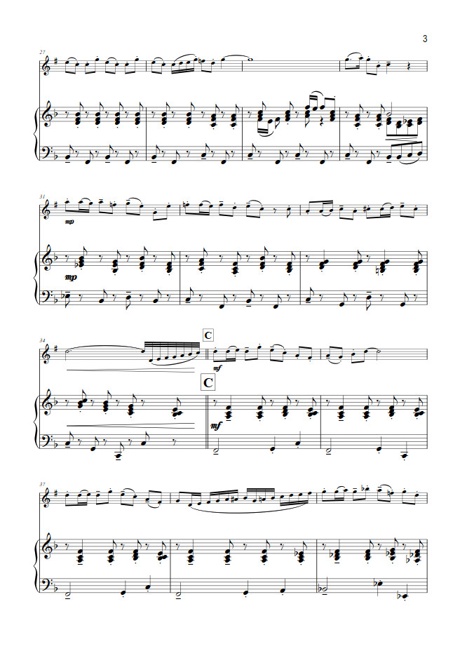 Piece for Paul - Cornet & Piano