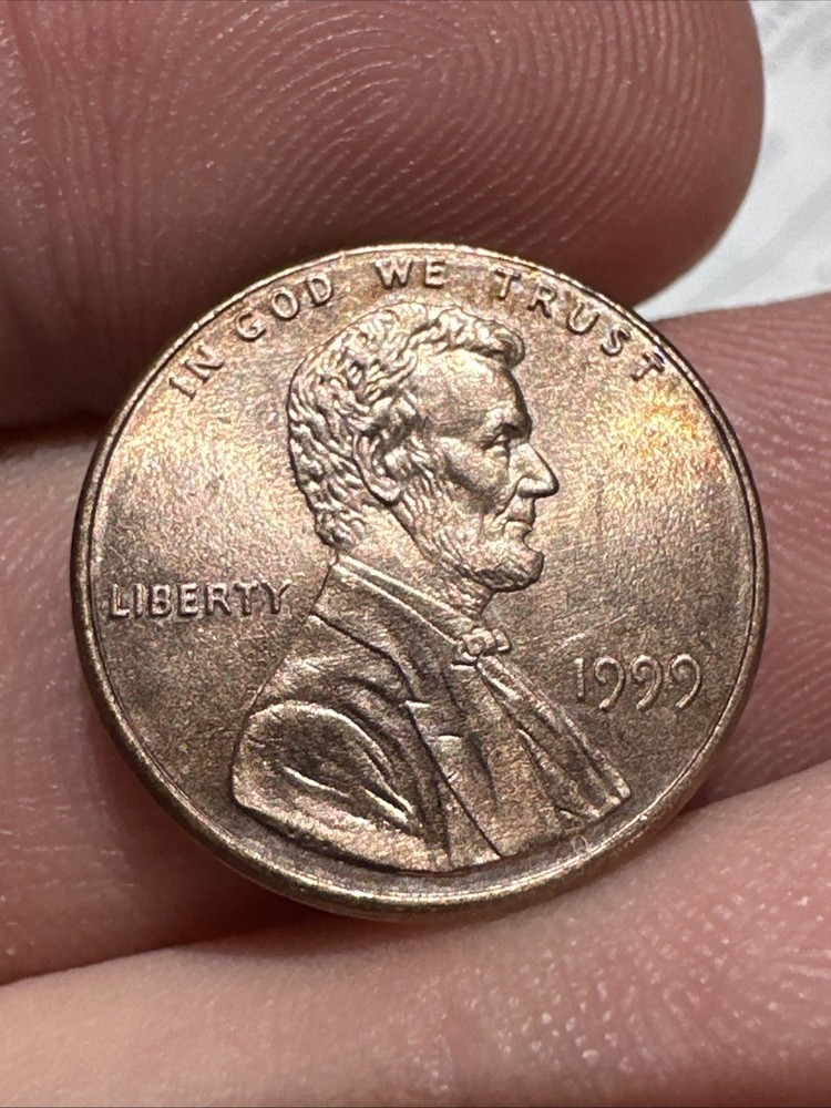 1999 Penny, No Mint Mark, Misstamp