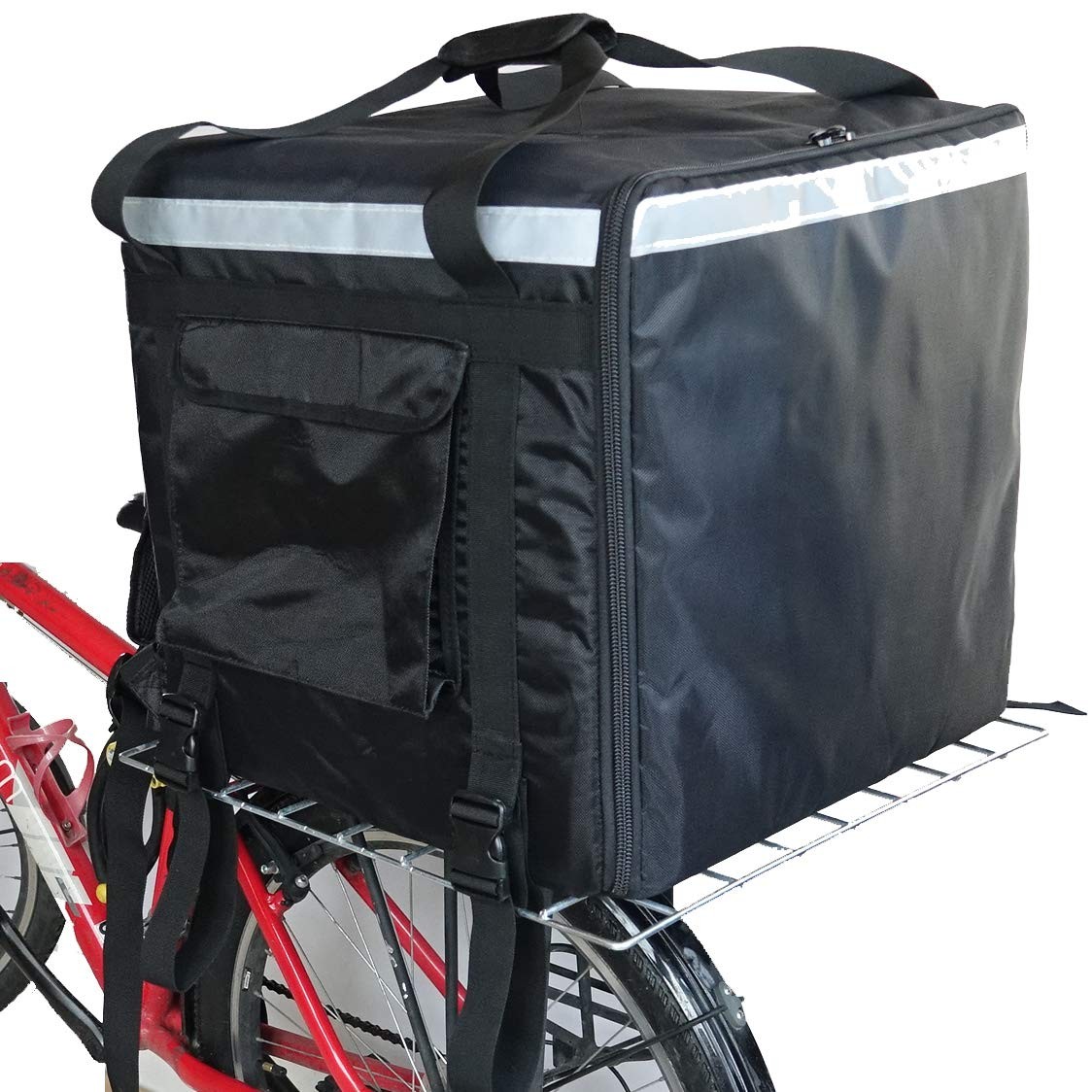 Pk-140z: Huge Heat Insulation Food Delivery Bag For Motorcycle, Big Pi