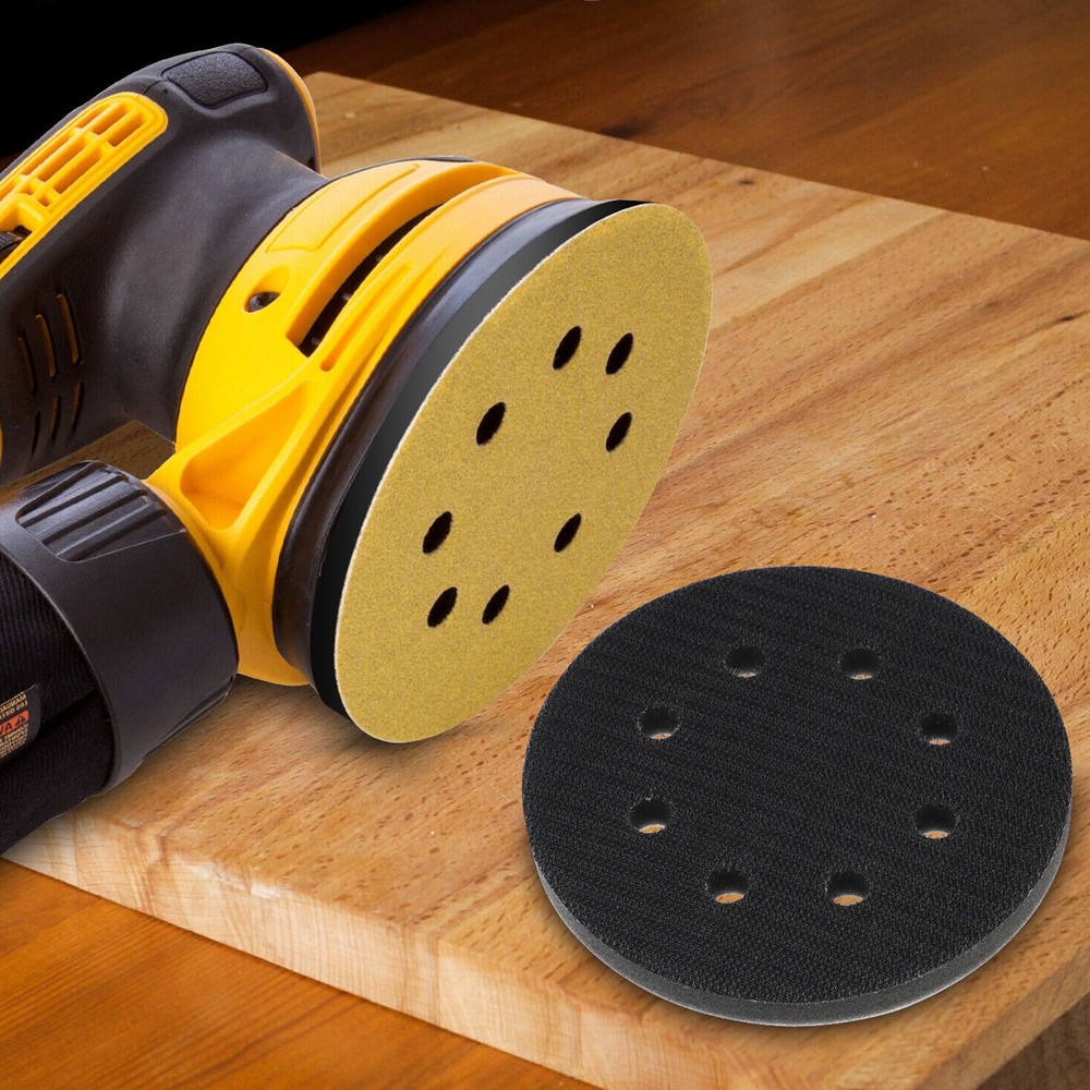 2PCS 5in Hook Loop Foam Cushion Interface Sanding Disc Sander Buffer Backing Pad