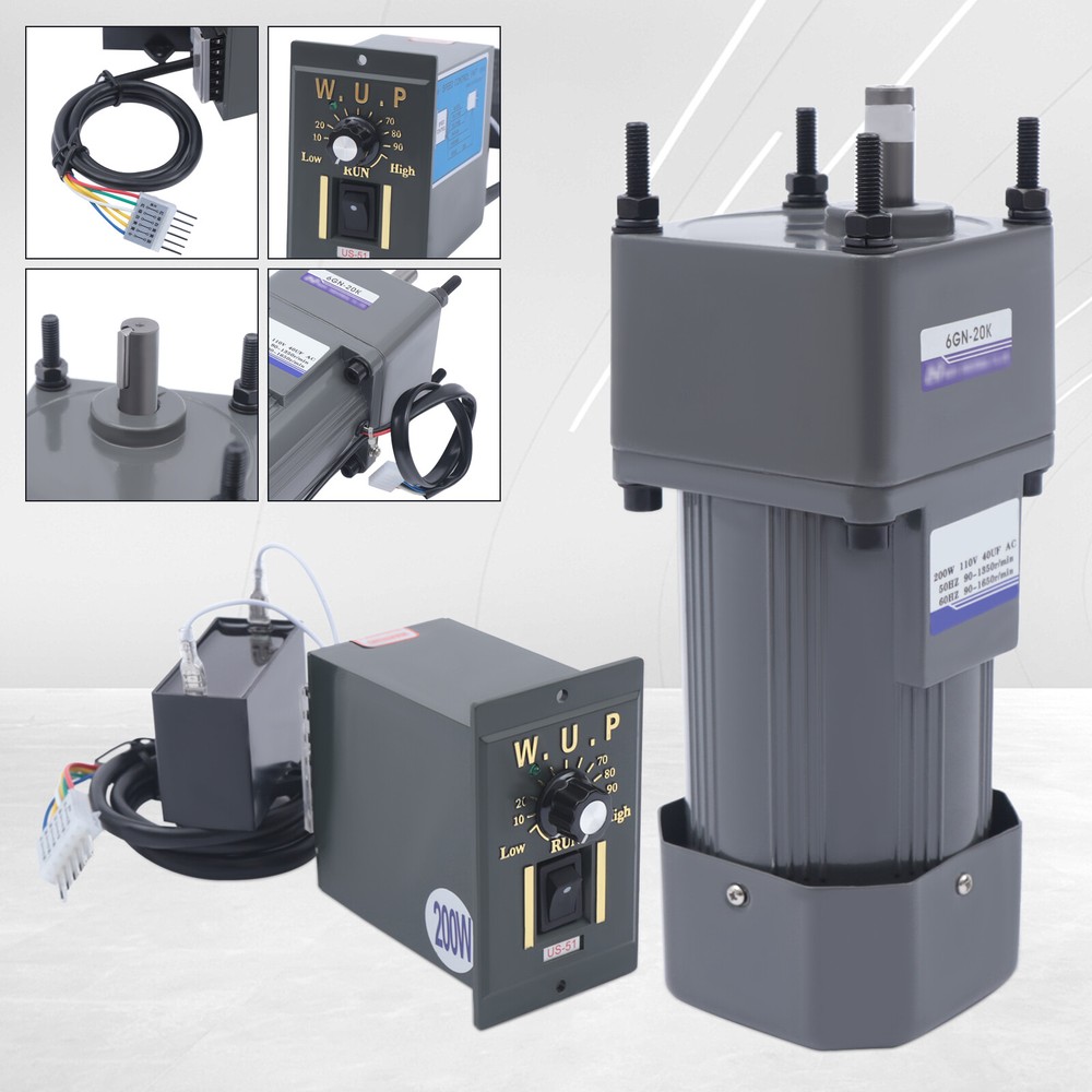 Gear Motor 110V Gear Motor Electric Motor Variable Speed Controller