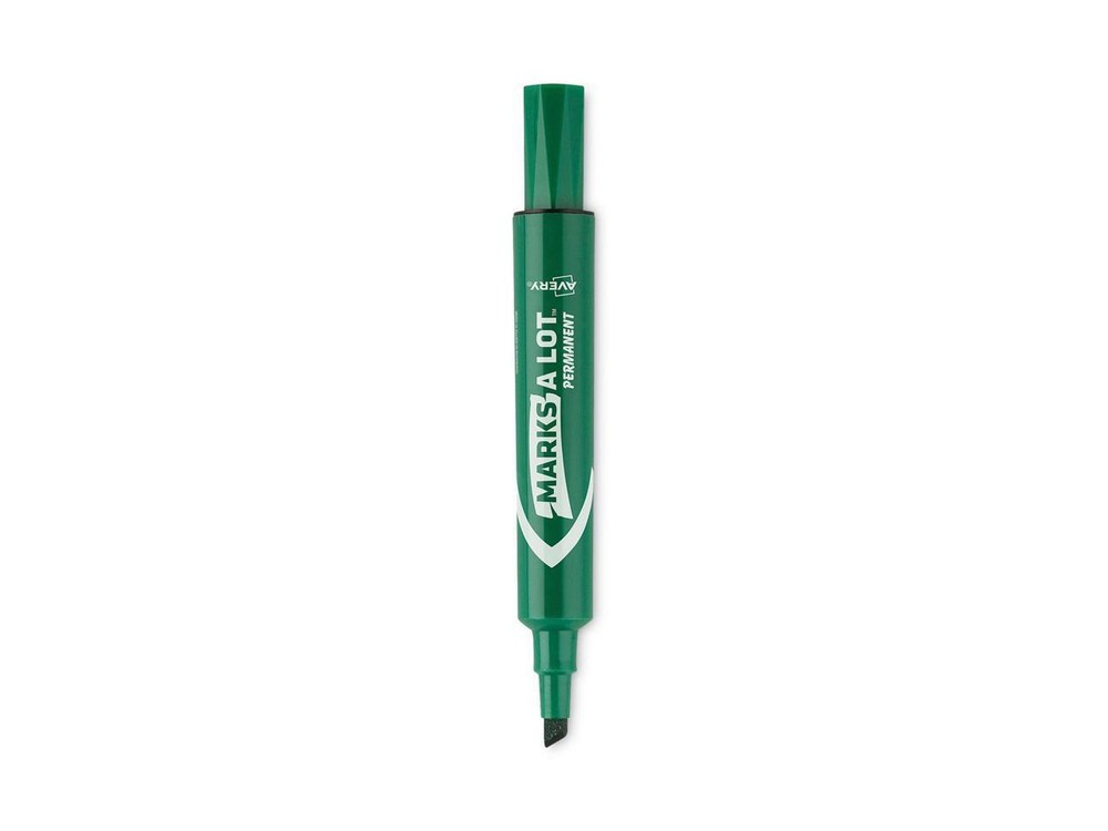 Avery-Dennison 07885 Regular Desk Style Permanent Marker, Green
