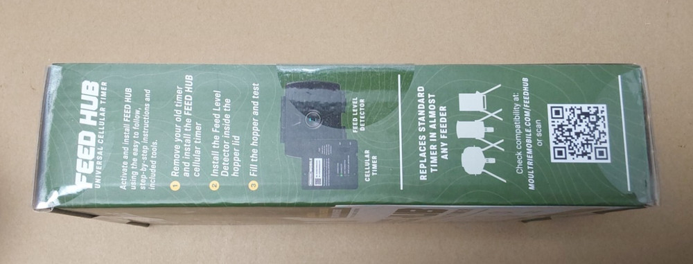 Moultrie Mobile Feed Hub Universal Cellular Timer/Remote Adjust Feed Times - NEW