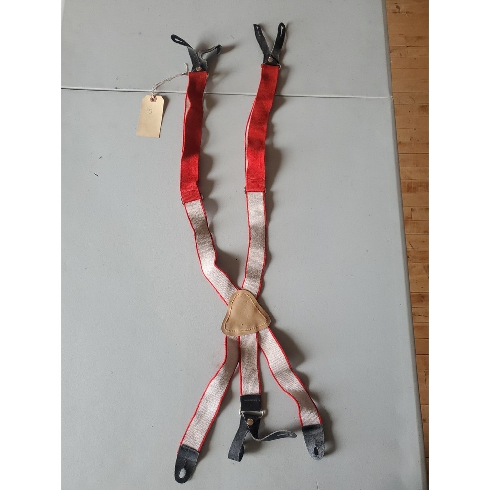 Retired Firefighter fireman suspenders