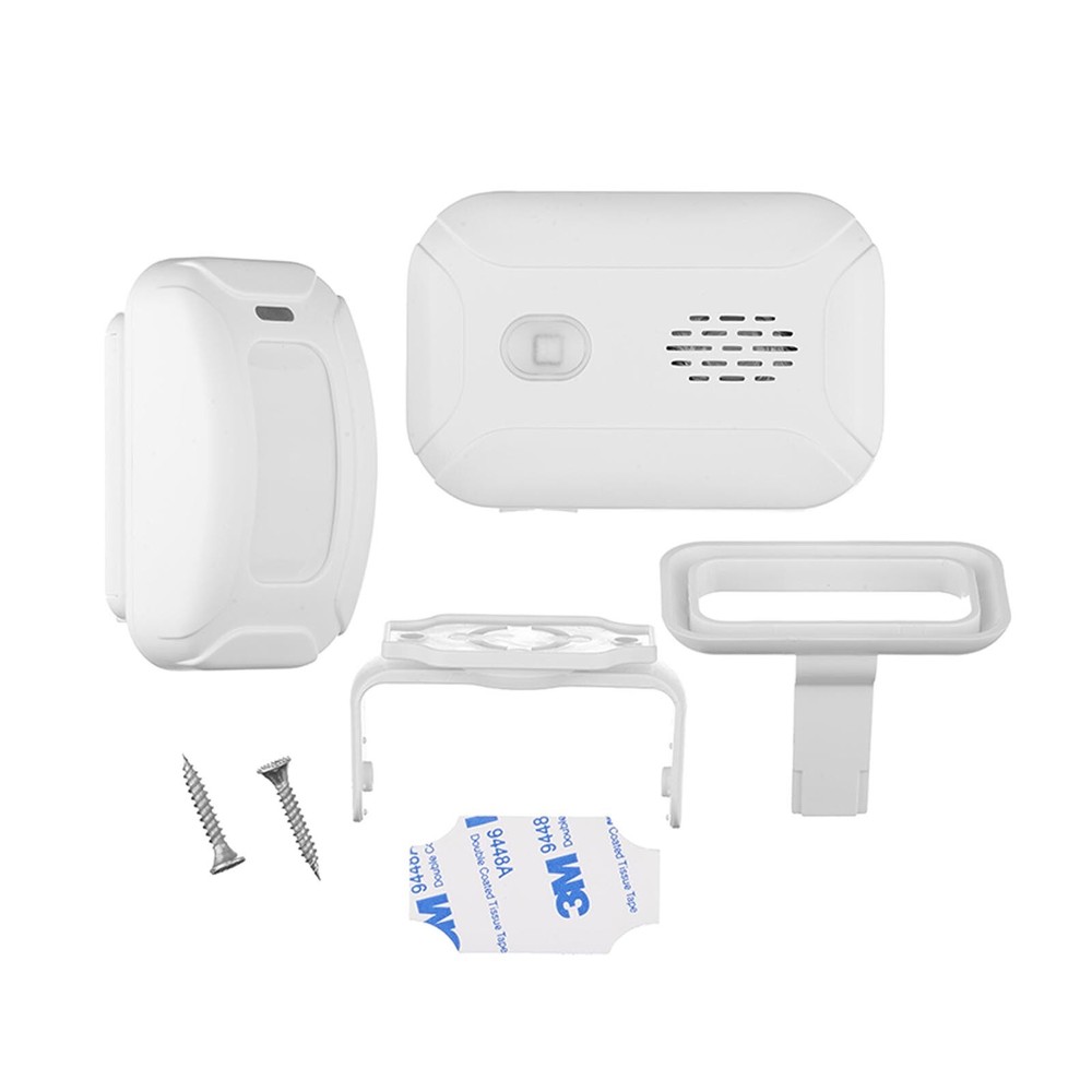 Wireless Infrared Motion Sensor Detector Welcome Chime Security Alarm w/ Remote