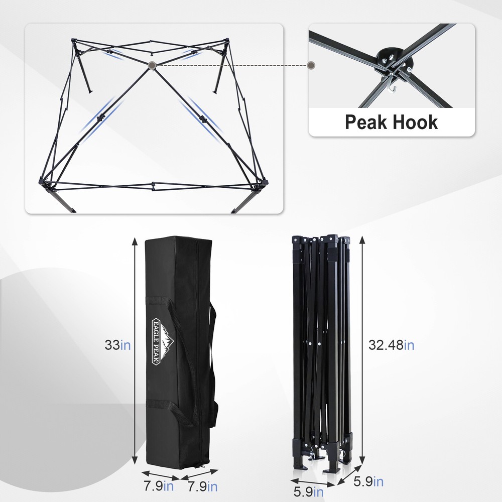 EAGLE PEAK Flex Ultra Compact 5x5 Pop-up Canopy Changing Room