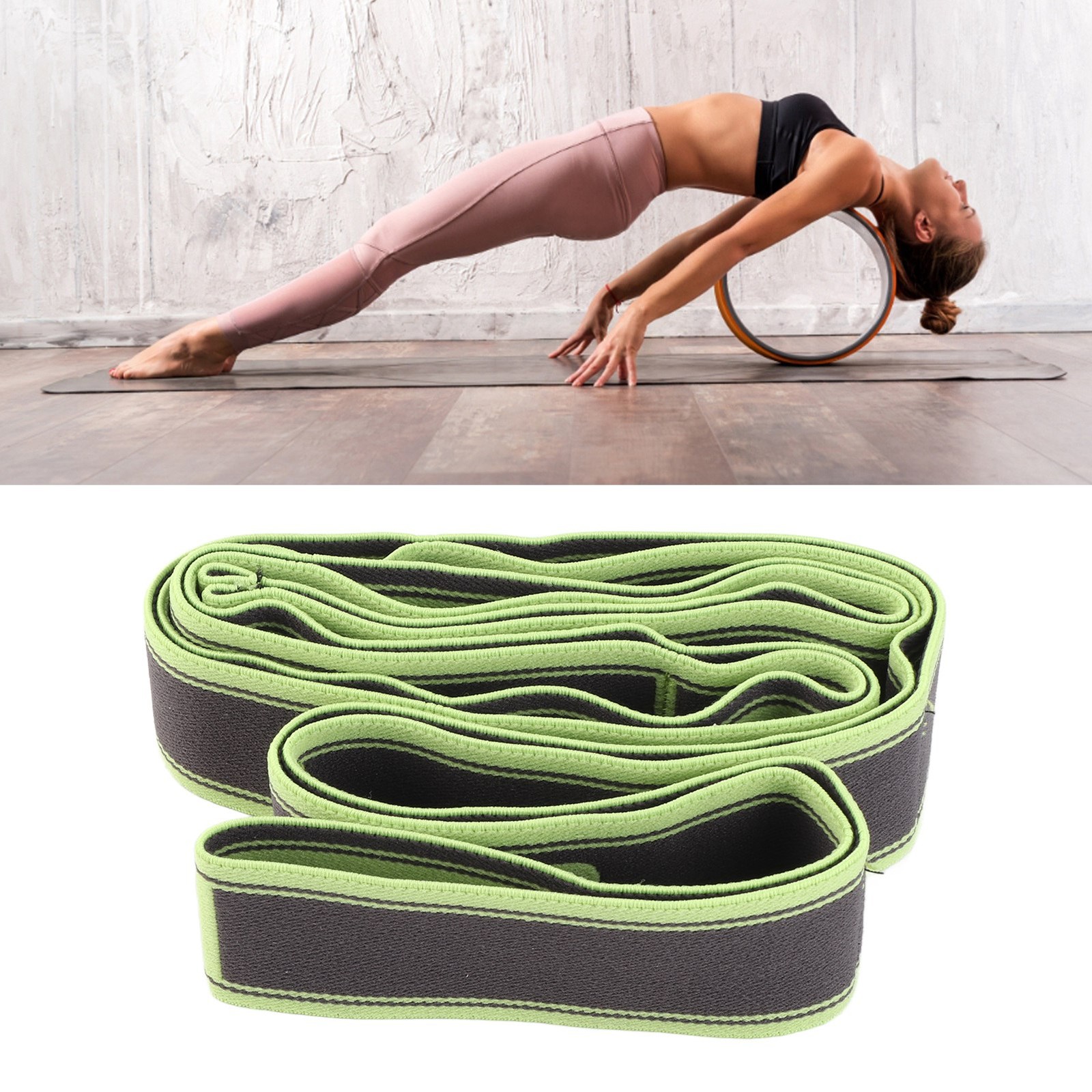 Stretch Band Strap With Number Elastic Stretching Strap For Exercise Fitnes Fit