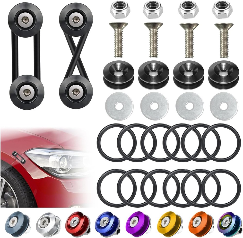 Universal Bumper Clips, Front Rear Bumper Quick Release Kit, Bumper Holders for