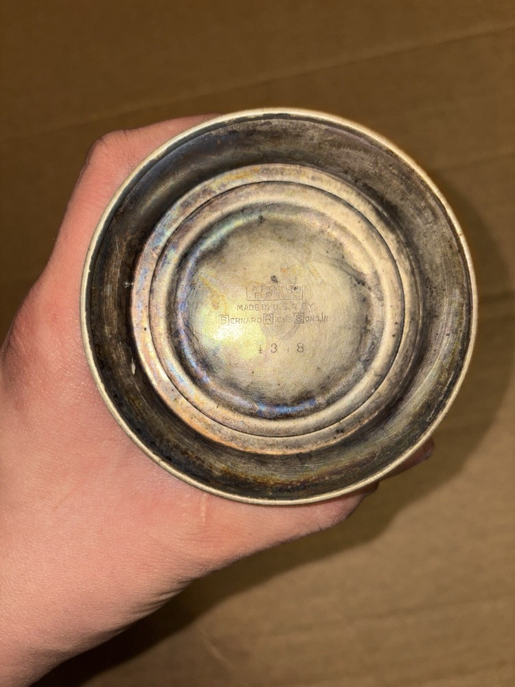 Vintage Bernard Rice’s Son Apollo EPNS 4348 Silver Plate Cocktail Shaker Pitcher