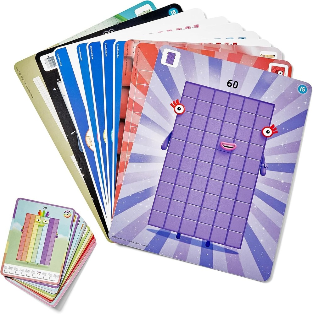 Numberblocks Heroes with Zeroes Mathlink Cubes Activity Set, Preschool Learning