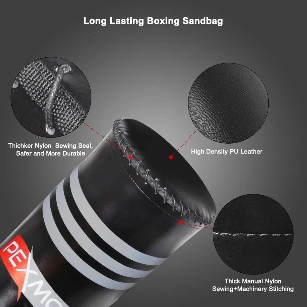 Freestanding Punching Bag Heavy Solid Boxing Bag with Suction Cup Armor Base &