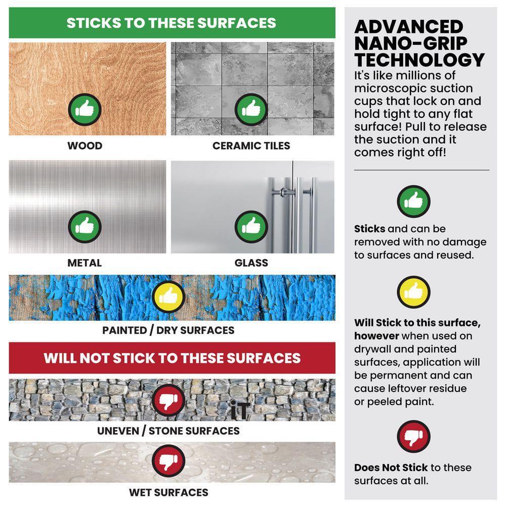 Alien Tape 10 ft. Multi-Surface Tape Reusable Double Sided , 3-Pack