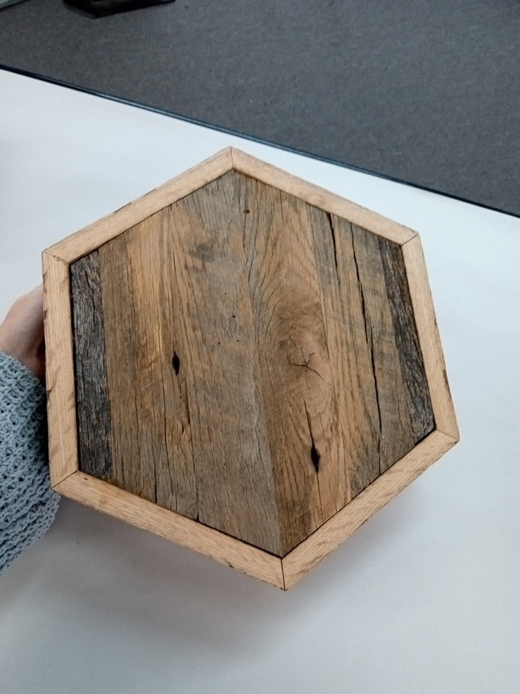 Handmade Barn Wood Tray Display