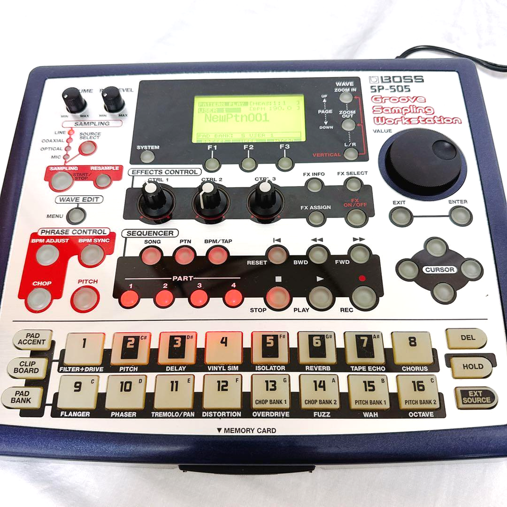 BOSS SP-505 Roland Groove Sampling Workstation Sampler Looper Drum Machine Japan