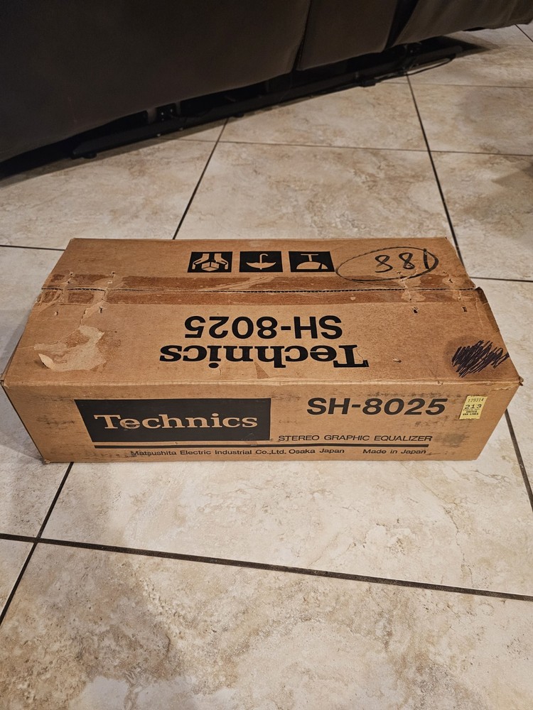 Technics SH-8025 Dual 7‑Band Stereo Graphic Equalizer
