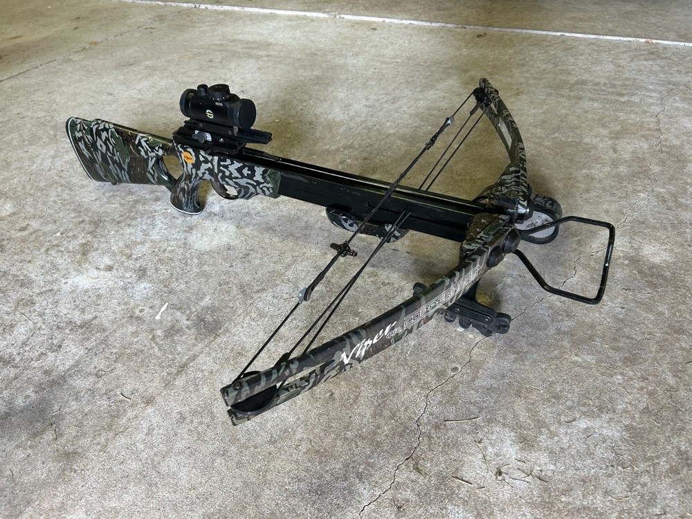 PSE Viper Copperhead Crossbow - 150 lbs. Draw - BSA Red Dot RD30 Scope