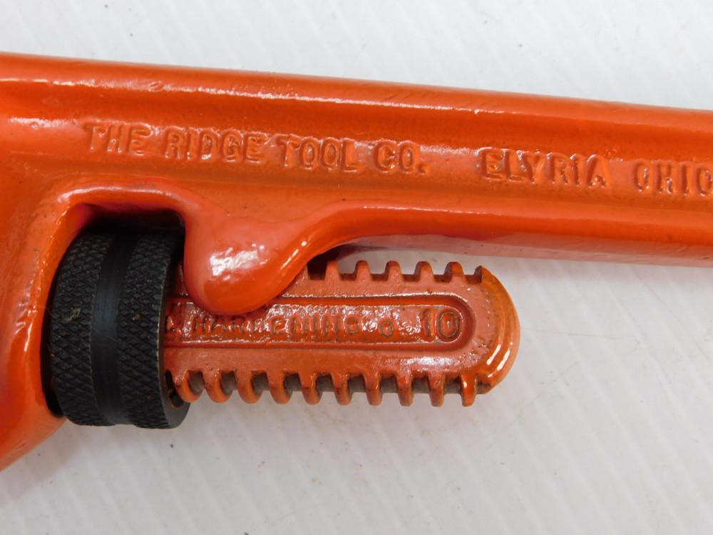Ridgid 10 in Pipe Wrench, Restored