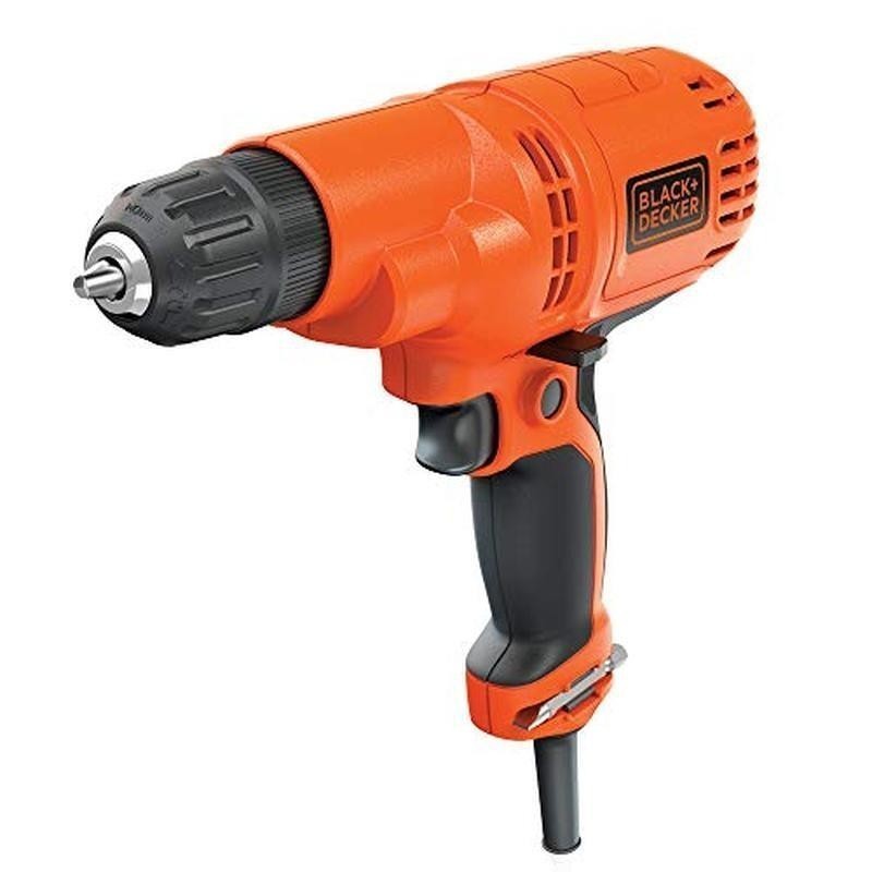 Powerful Corded Drill 5.5Amp Variable Speed Compact Onboard Bit Storage Electric