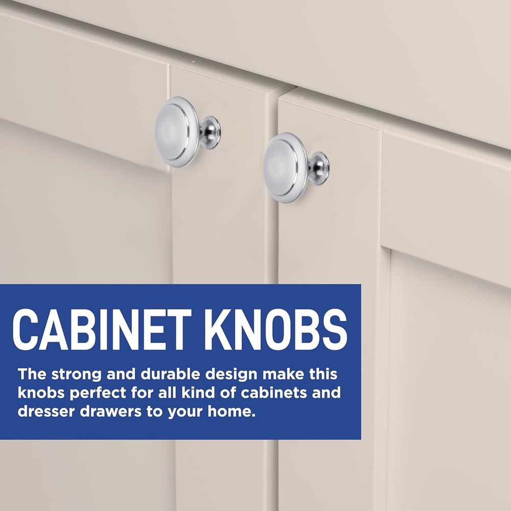 40 Pcs Door Knobs Hardware Cabinet Handles Cupboard Drawer Kitchen Pulls w/Screw