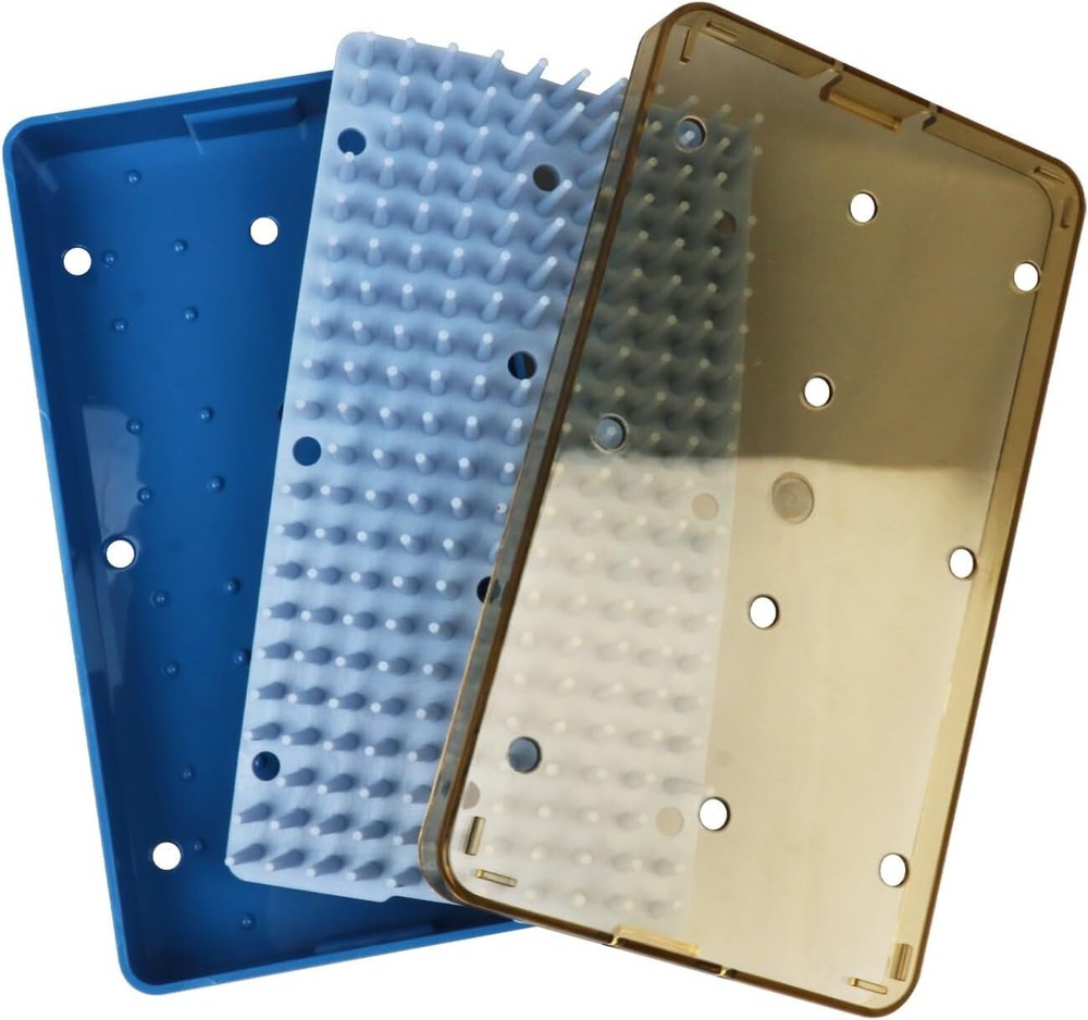 Single Layer Autoclavable Instruments Storage Box Instruments Sterilization Tray