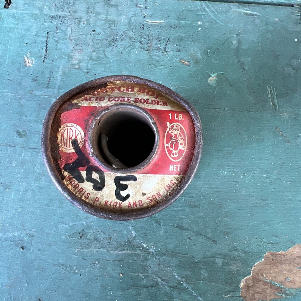 Vintage Dutch Boy Acid Core Solder