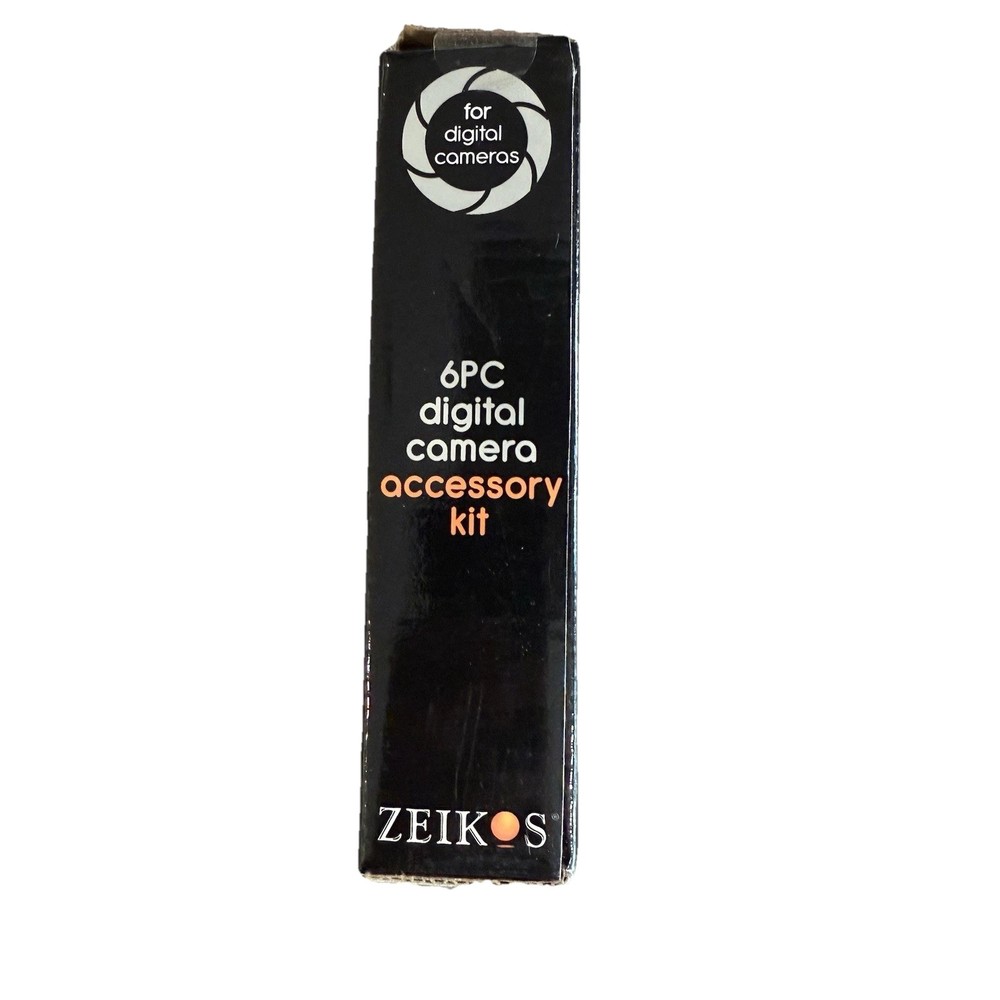 Zeikos 6PC Digital Camera Accessory Kit For Digital Cameras. New Opened Box