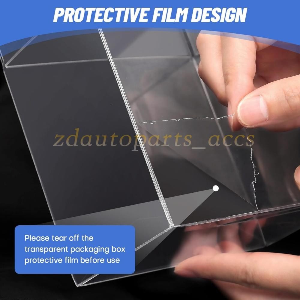 【5 Pcs UV-Blocking】 PKMN ETB Protector Case, ETB Box Plastic Display Case