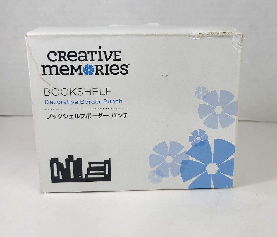 Creative Memories Bookshelf Decorative Border Punch Continuous Cut Locks Flat