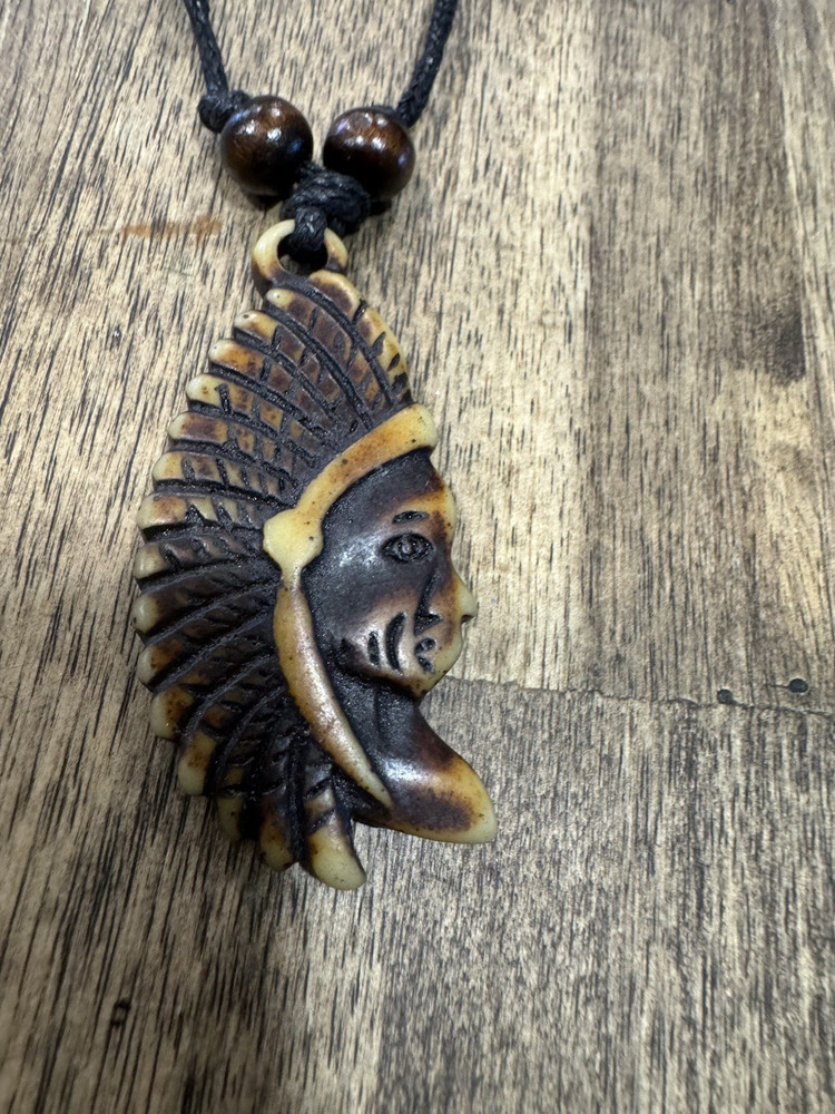 Indian Chief Pendant Necklace