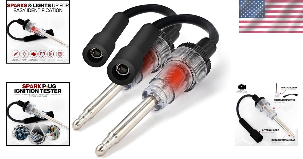 Nickel Plated Ram-Pro Spark Tester – Time-Saving Tool for Engine Diagnostics