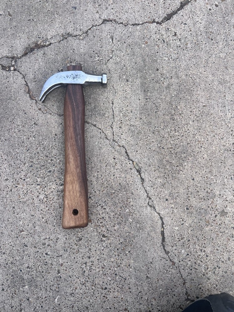 Bad-Hammer Unbranded 8oz Mini Hammer, w/ Custom 9in Walnut Handle