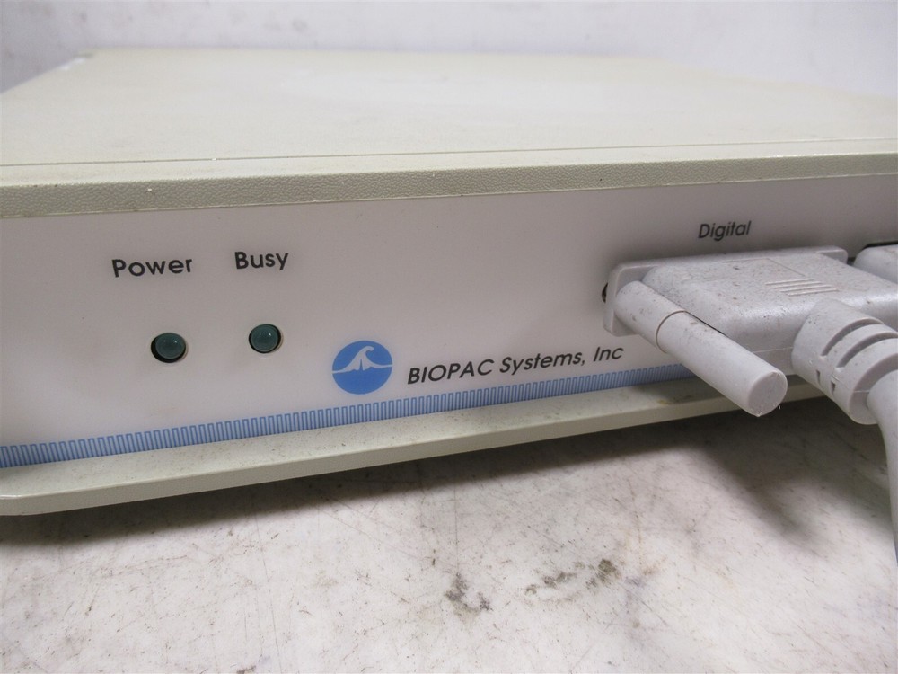 BIOPAC Systems MP100A-CE Data Acquisition Module with Cables
