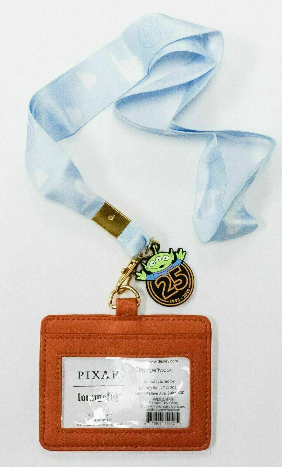 Pixar Disney Loungefly Toy Story 25th Anniversary Lanyard with Cardholder