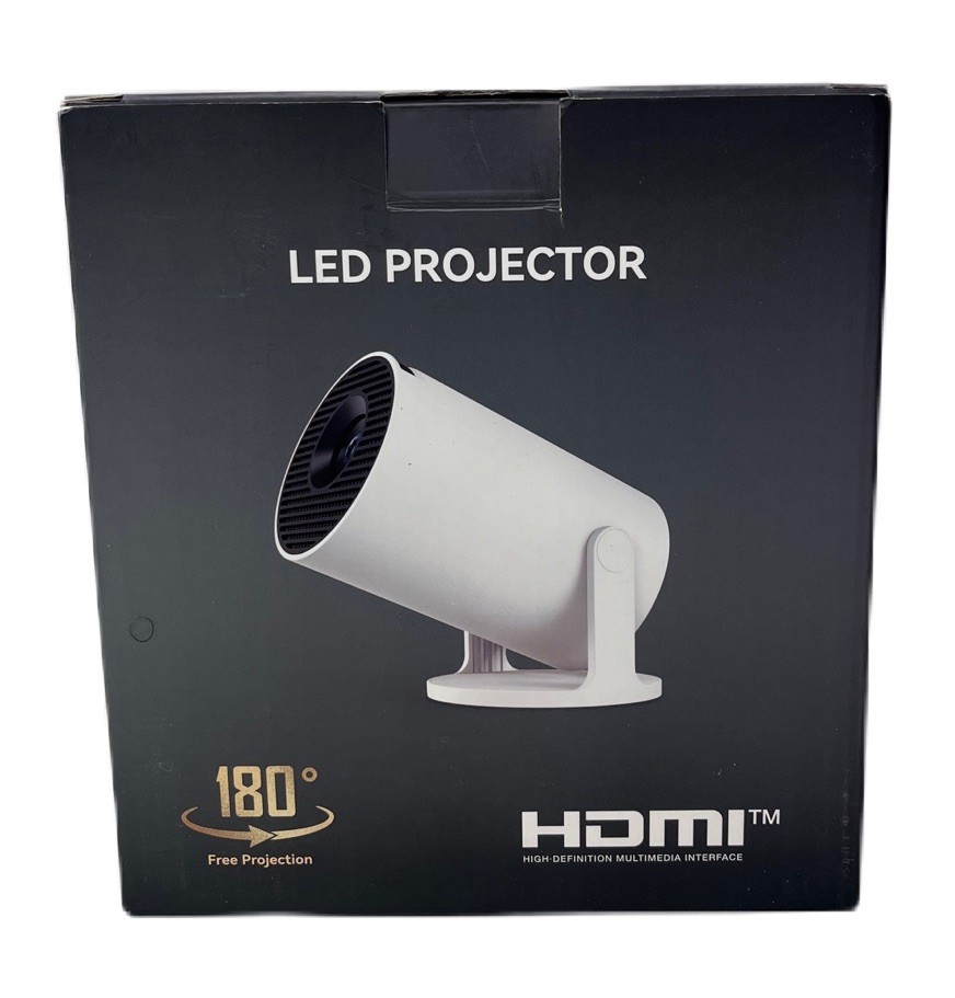 Mini Portable Projector 4K with WiFi 6 & Bluetooth 5.2 - Full HD Supported, Auto