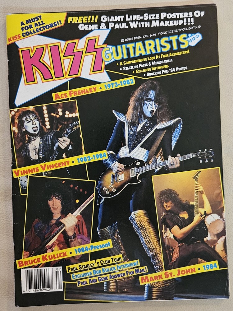 KISS Guitarists Magazine 1989