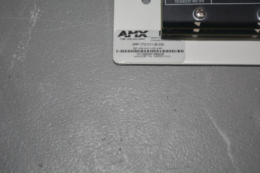 ^ AMX FG1311-08-SW 8-Button Control Pad #X1270