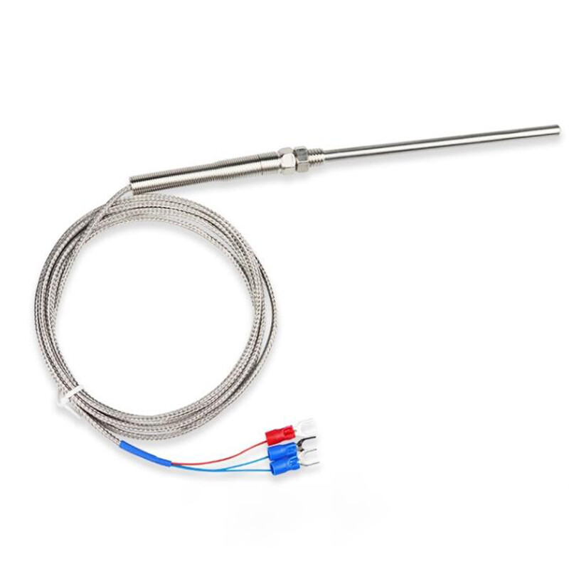 PT100 Platinum Resistor Temp Temperature Sensor Thermocoupler Probe 50mm 100mm