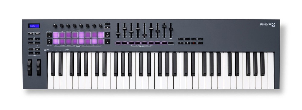 Novation FLkey 49 Key MIDI Keyboard Controller for FL Studio+X Braced Stand