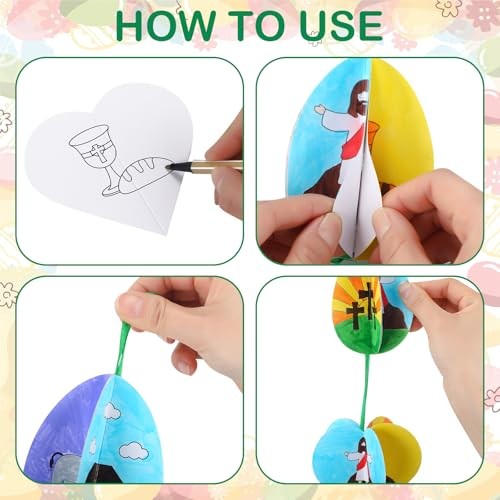 36 Easter Eggs Craft for Kids - 3D Easter Story - Resurrection Eggs