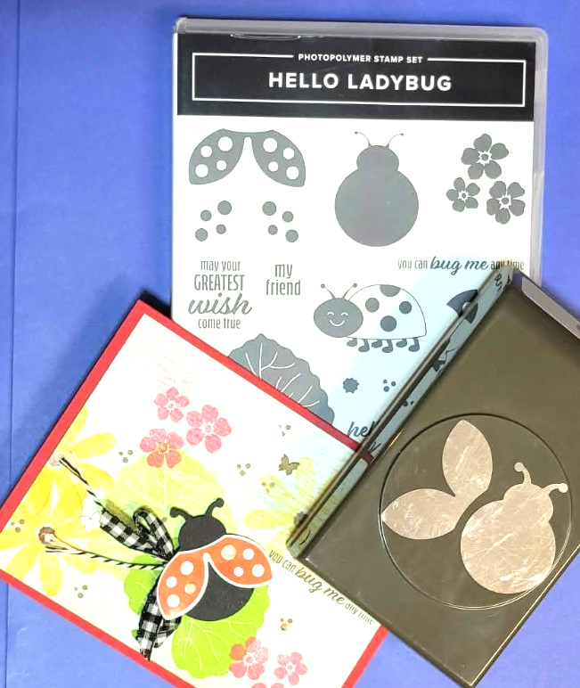 Stampin' Up! HELLO LADYBUG stamps & coordinating LADYBUG BUILDER punch